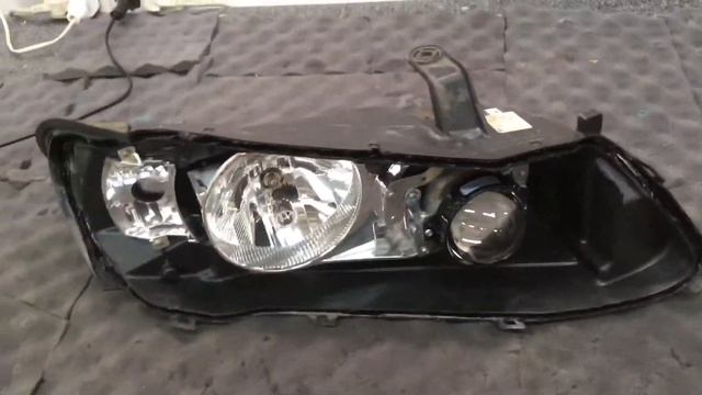 Nissan Almera N16 ремонт фар замена линз bi-led