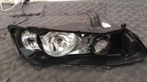 Nissan Almera N16 ремонт фар замена линз bi-led