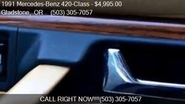 1991 Mercedes-Benz 420-Class 420SEL for sale in Gladstone, O смотреть онлайн