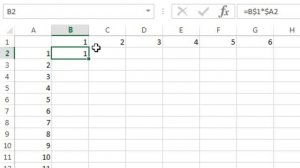 Excelisfunner, Mr Excel & excelisfun Truel 06: Multiplication Table for 4th Grade Class