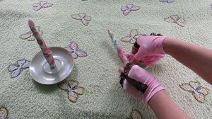 Салфетки. Сладывание салфеток. Свеча.