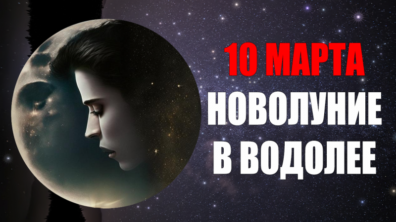 10 Марта - Новолуние в Водолее