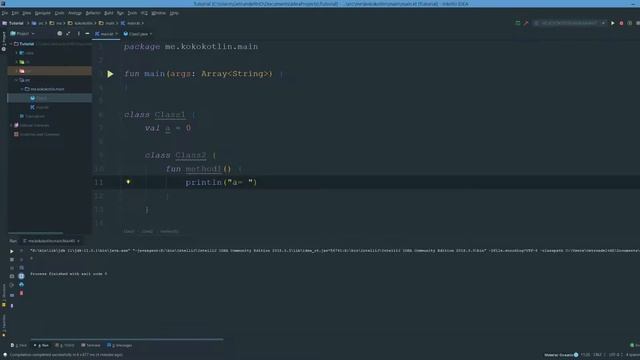 Kotlin Tutorial 0b10001 [German] - Nested Classes (Innere Klassen) in Kotlin смотреть онлайн