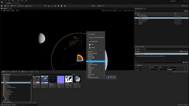 Unreal Engine 5 - Create Planets