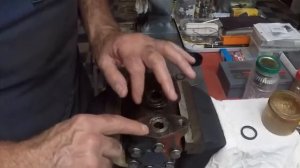 How to replace the hydraulic piston pump inlet & outlet O ring on a Ford NAA Tractor.