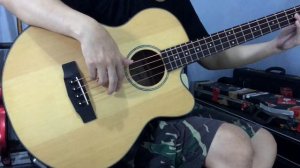 REVIEW BASS CORT AB 850F Akustik Elektrik • MUSIC STORE • CALON MUSISI