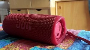 Jbl flip 6 Red indoor bass test