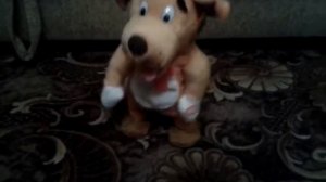 Поющая и танцующая игрушка Желтая собака-символ года 2018 PTS1