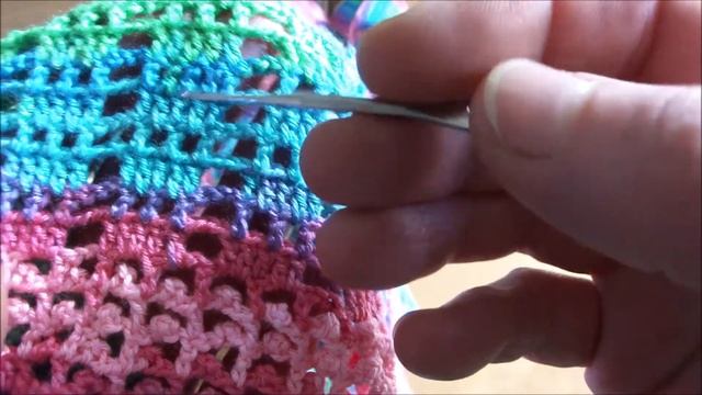 Из Турецкой секционной пряжи Alize Diva batik блузка крючком. Ч.1. ????? ? ?? ? ? ?