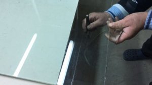 How to cut thick glass 9mm with Toyo Cutter TC-17