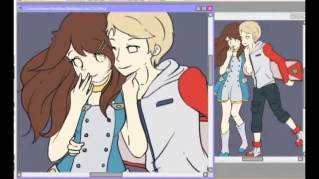 Anemone - speed drawing смотреть онлайн