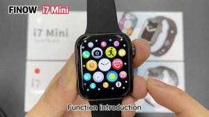 Finow IWO i7 Mini Smart Watch Unbox-First Exact 41mm /38mm Watch 7 Clone? Mimi games PK W26 W27 Pro