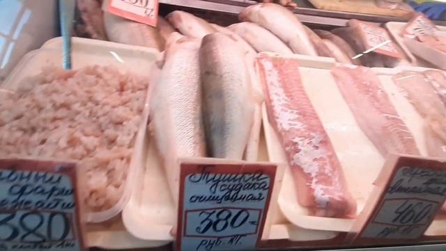 Мой отпуск. Калининград. Прогулка по рыбному и сырному отделам Центрального рынка смотреть онлайн