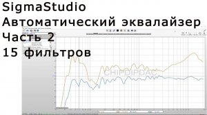 SigmaStudio - Автоматический эквалайзер | Часть 2 = 15 фильтров, DSP Machine 3 и Polk Audio T50