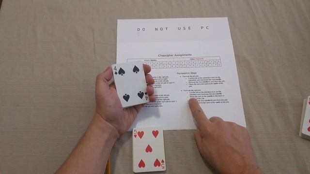 Playing card ciphers - Chaocipher смотреть онлайн