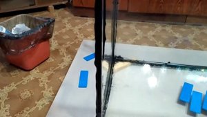 Аквариум своими руками часть 4. Формирование шва аквариума