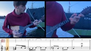 "Яблочко" на балалайке (разбор) / "Yablochko" on the balalaika (tutorial)