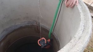 Установка насоса в колодец , все лето с водой и напором