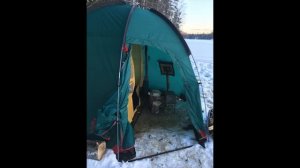 Доработка палатки Tramp Bell 3 под печь.