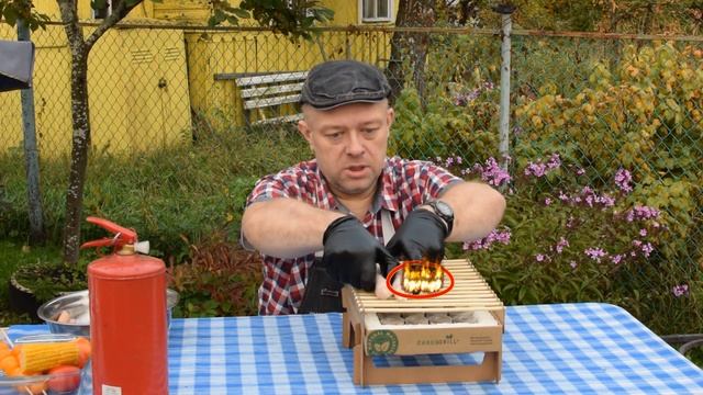 Горит ли Картонный Эко гриль-мангал CasusGrill ,обзор и инструкция к применению. Гриль Эгоист .
