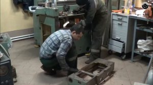 Плоскошлифовальный станок 3Г71М (Часть 13) Корпус механизма подач