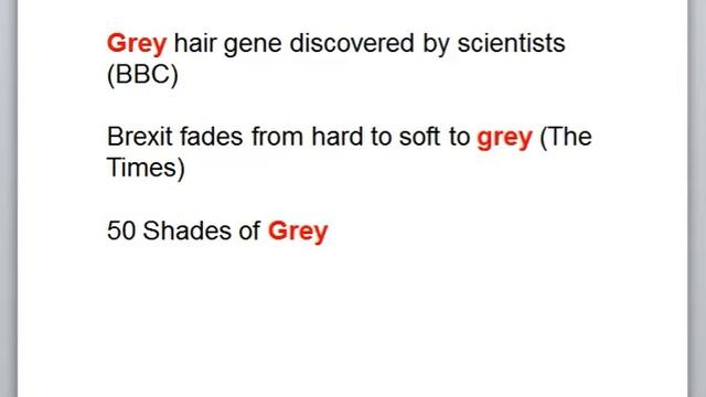 Грамматика английского. Как правильно Grey или Gray