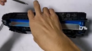 How to install Teamsung printer toner cartridge HP M553 Doctor Blade?