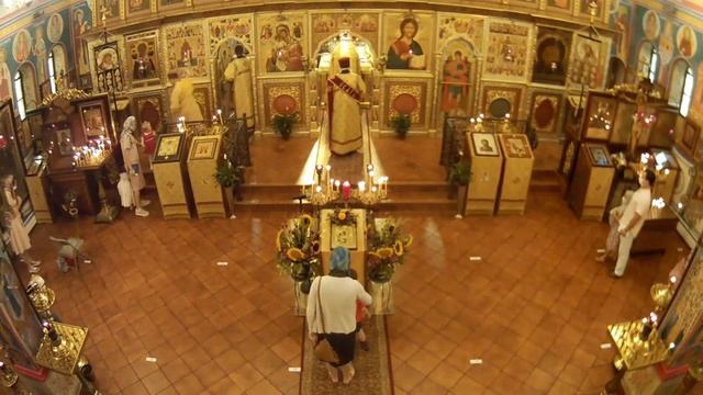 2020.07.25. The Holy Icon of the Three Hands. Liturgy. Иконы Троеручица. Литургия смотреть онлайн