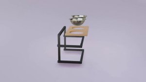 уникальная сборка подставки для мисок