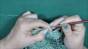 НЕЖНАЯ РОМАНТИЧЕСКАЯ САЛФЕТКА КРЮЧКОМ (часть 3).