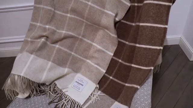 Плед шерстяной ENNA из шерсти мериноса