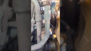 volvo d13 engine water leaks at by pass pipe repair.