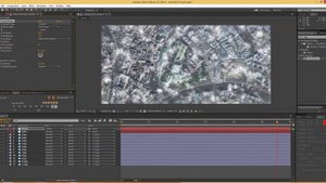 Приближение и отдаление из космоса After Effects видео урок | the approach from space Tutorial