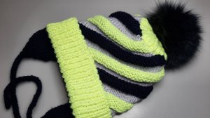 Детская теплая шапочка