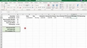 Track Employee Hours + Calculate PTO in Excel - Tutorial