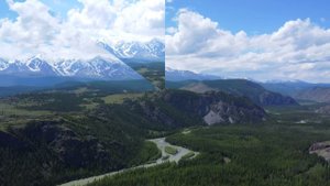 Чуйская ГЭС, Курайские степи, Гейзерное озеро