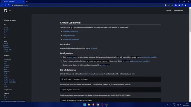 Instalación GitHub CLI смотреть онлайн