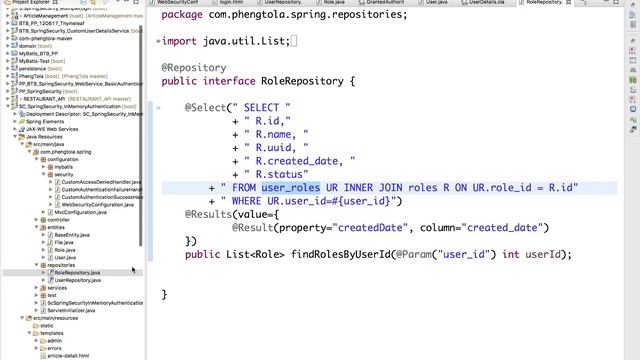 7.3 Spring Security - Review 1 and 2 смотреть онлайн