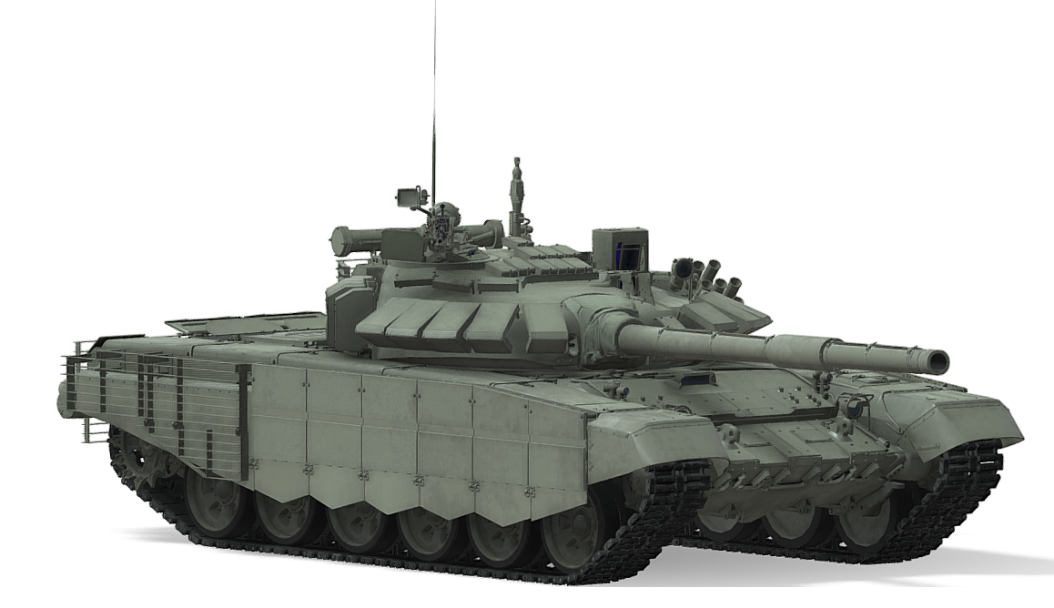 T-72B3M Russian MBT в 3D от Pr0st0Danya