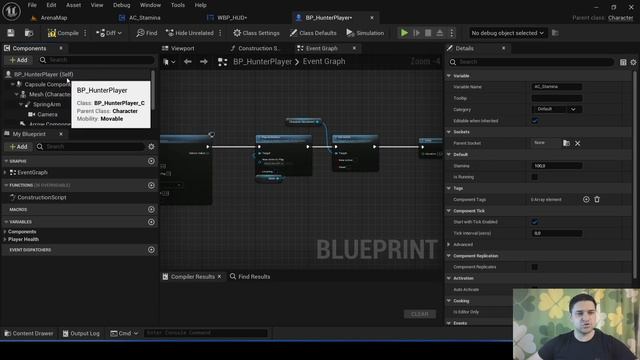 Делаю СВОЮ SOULS-LIKE ИГРУ в Unreal Engine 5. Урок 4: Выносливость и Actor Component смотреть онлайн