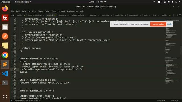 React Tutorial in Hindi #60 How to Build React Forms with Formik