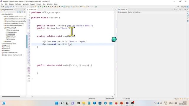 Video-24 Static keyword in JAVA | Static variables | Static Block &method #java #javaforbeginners смотреть онлайн