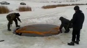 как надо забрасывать кастинговую сеть ЗИМОЙ