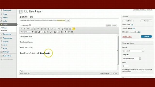 Denver WordPress Video Tutorials: How to Add & Change Links смотреть онлайн