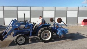 Краткий обзор мини-трактора ISEKI TL2500 за 490 000 рублей во Владивостоке из Японии!