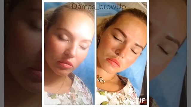 Микроблейдинг бровей от студии Damas_BrowUp