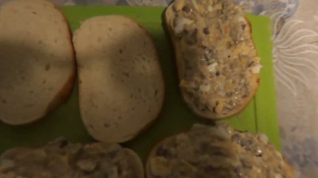 Горячие бутерброды с грибами. смотреть онлайн