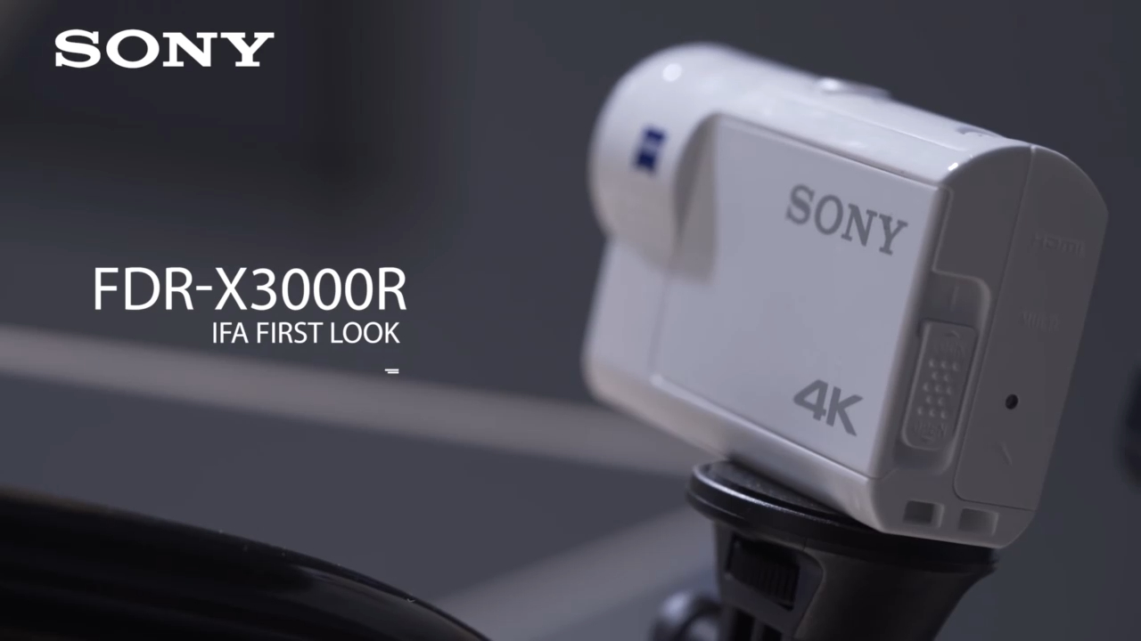 IFA 2016: первый взгляд на экшн-камеру Sony FDR-X3000R