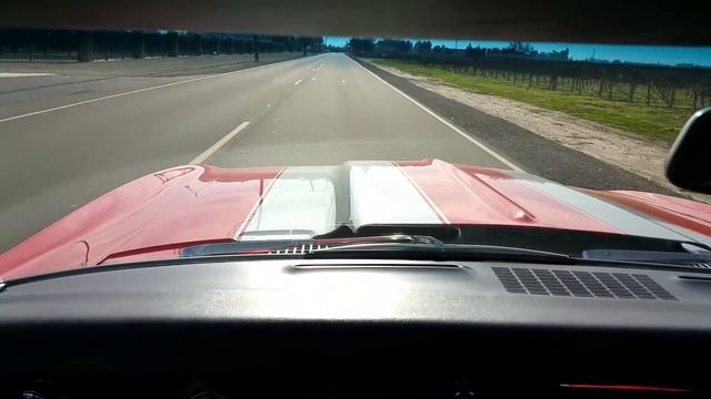 Proton Red 1967 CHEVY CAMARO romping thru the vineyards -- Classic First Gen '67 Chevrolet bowtie смотреть онлайн