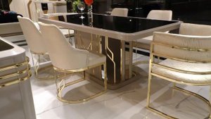 Элегантность и Роскошь: Современная Кухонная Мебель с Золотыми Акцентами от XXL Мебель Ru